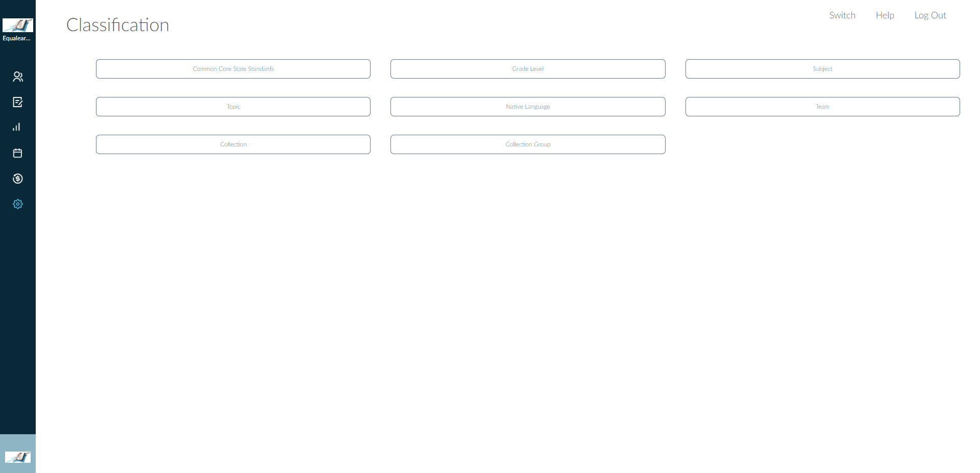 EQL-LMS-admin-classification-feature