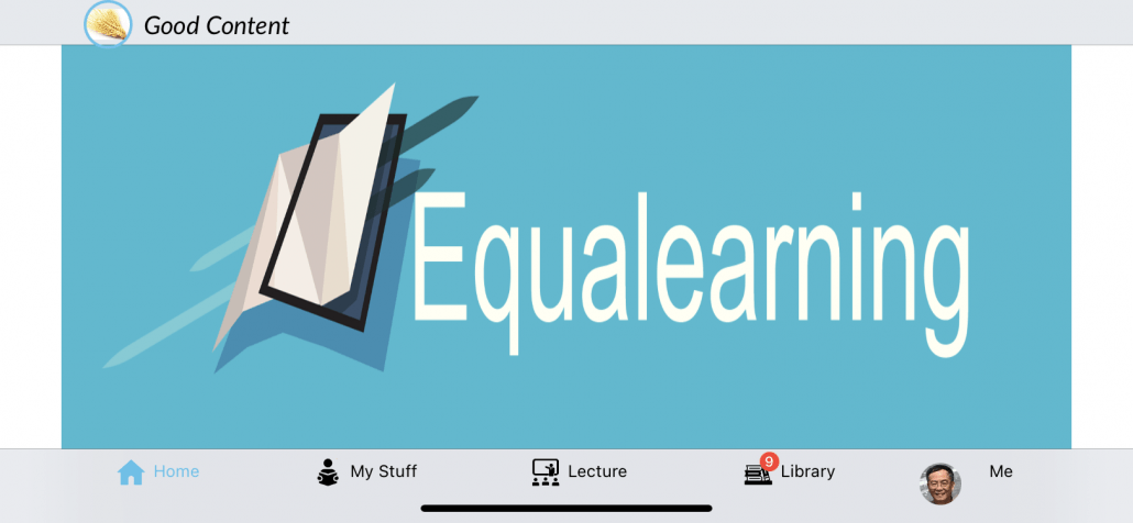 Equalearning-student-app-view