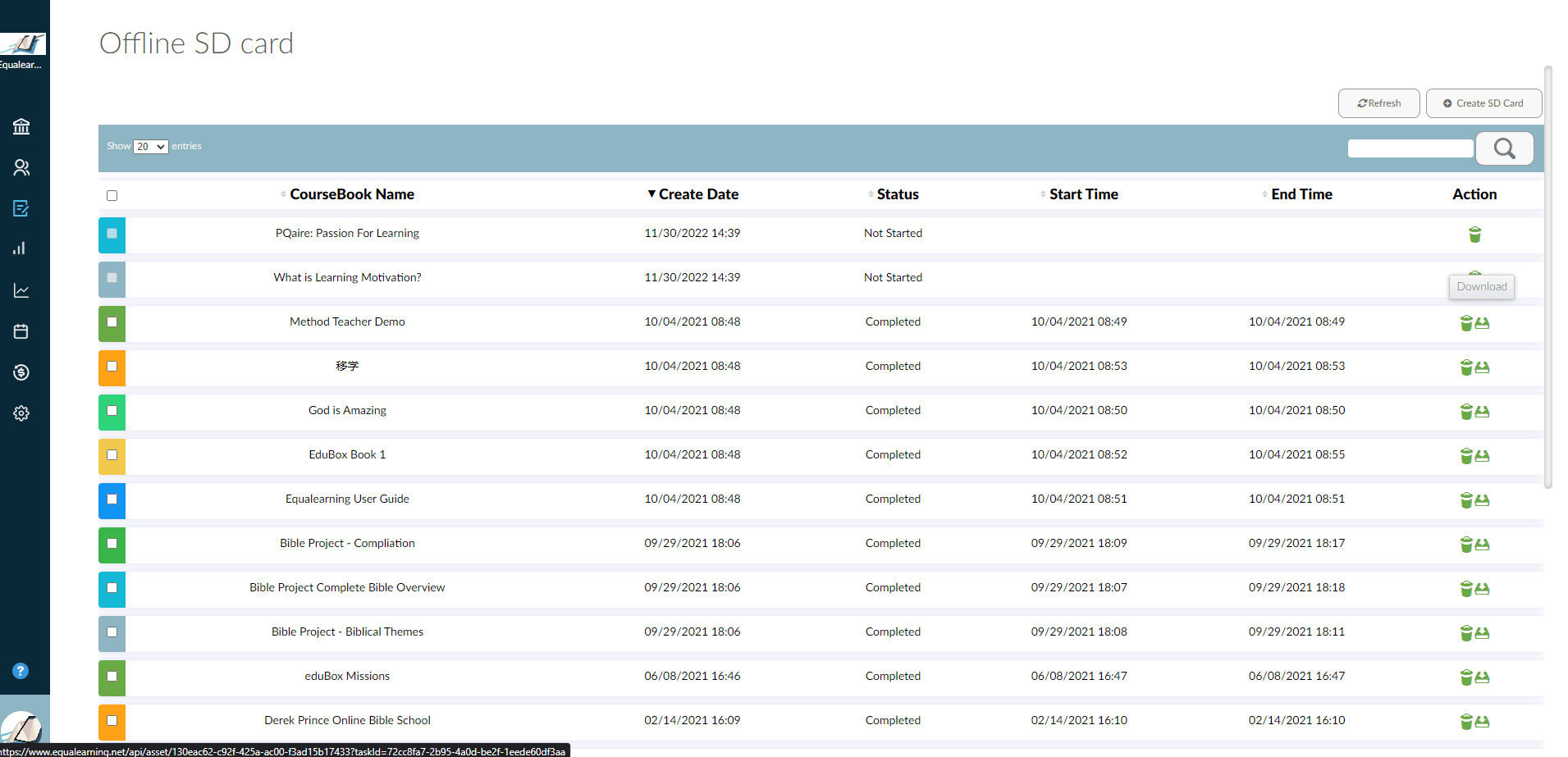 Admin - Offline SD Card